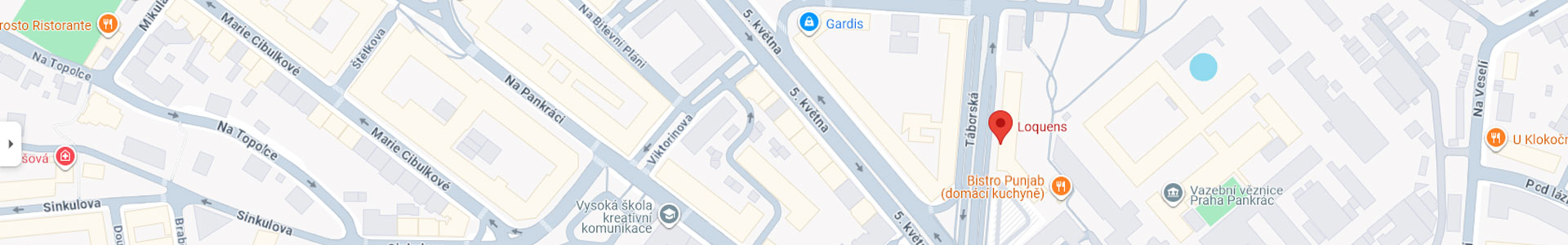 Sídlo na Google mapě